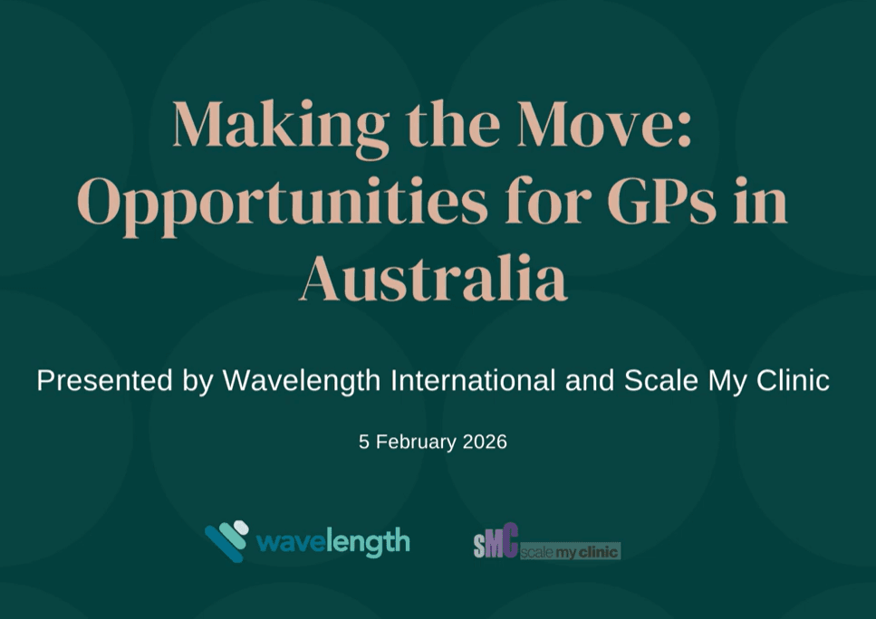 Watch our webinar for GPs considering a move to Australia