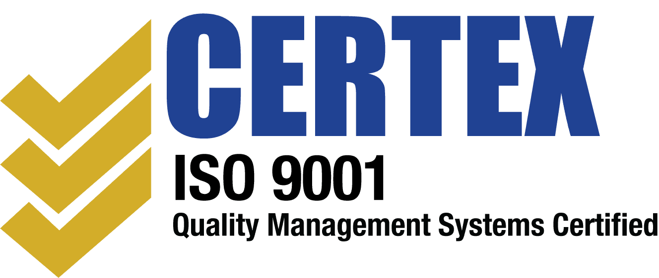 Certex ISO 9001 certified