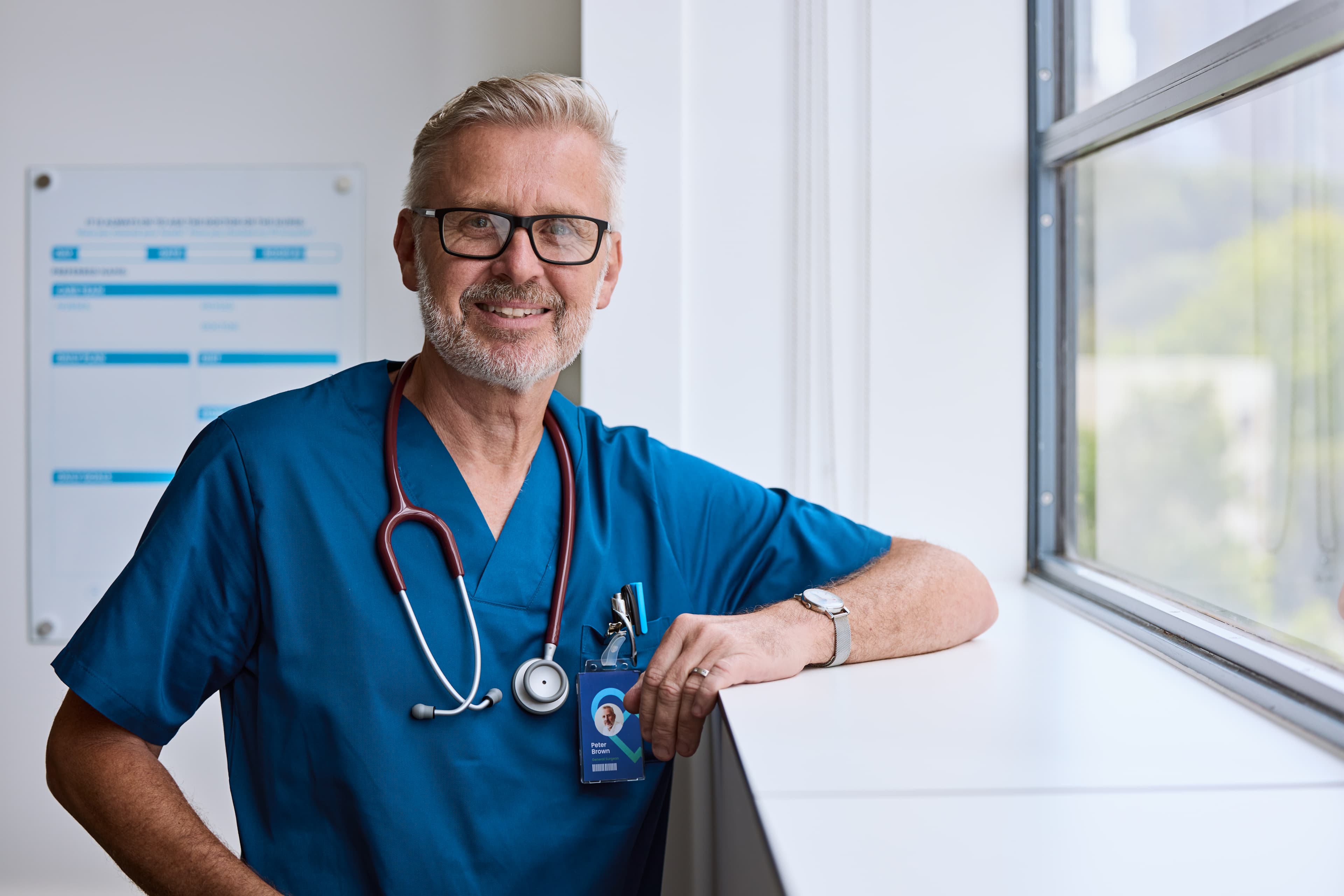 Male Emergency Medicine physician