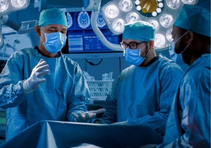 surgeons in surgery