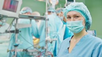 cardiologist preparing for surgery